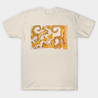 Squirrels Scurry for Nuts T-Shirt